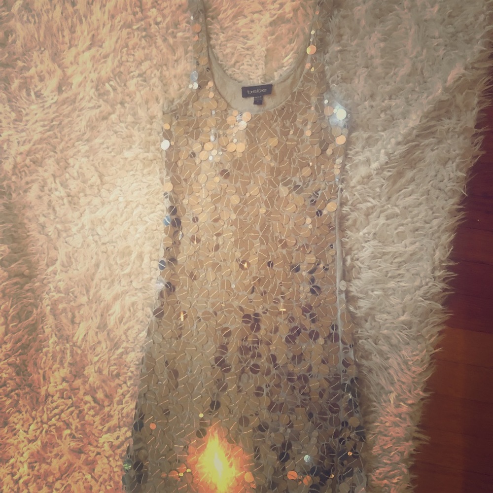 Bebe sequin mini dress